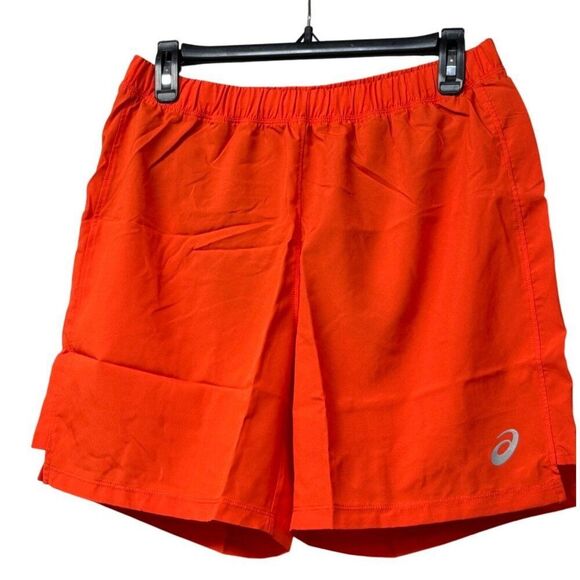 ASICS Men's Ready-Set 7In Shorts, Cherry Tomato, Sz. M - Picture 2 of 10